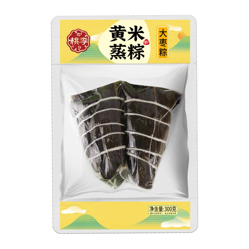 黄米蒸粽（大枣粽）